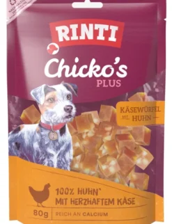 RINTI Chicko Plus Käsewürfel Huhn 80g