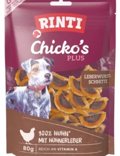 RINTI Chicko Plus Leberwurstschnitten 80g