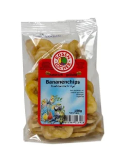 Rosenlöcher Bananenchips für Ziervögel 150g