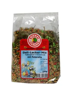 Rosenlöcher DeliLeckerMix für Sittiche & Exoten mit Petersilie 250g