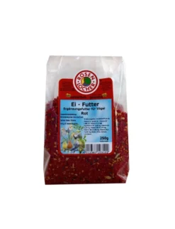 Rosenlöcher Eifutter rot 250g