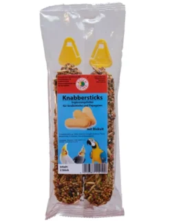 Rosenlöcher Großsittich/Papagei Sticks Bisquit 150g