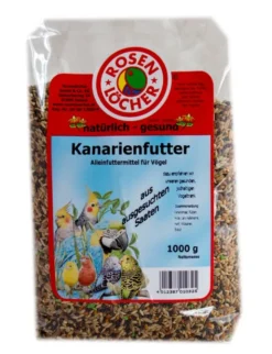 Rosenlöcher Kanarienfutter mit Rübsen & Bisquit 1kg