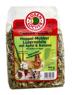 Rosenlöcher Luzernebits mit Apfel und Bananen 400g
