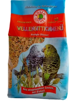 Rosenlöcher Wellensittichmenü Saaten & Biskuit 1kg