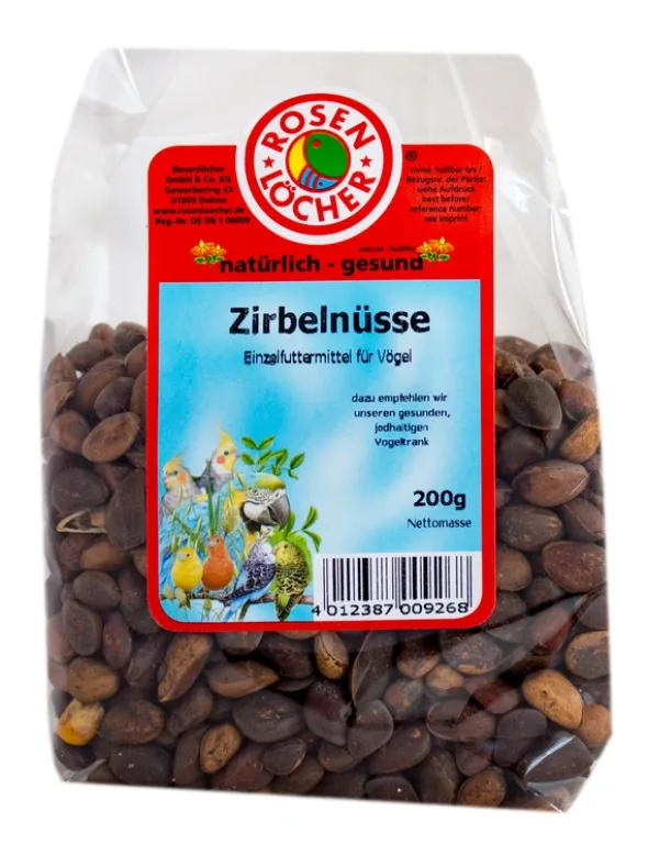 Rosenlöcher Zirbelnüsse 200g