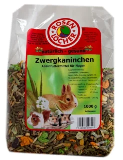 Rosenlöcher Zwergkaninchenfutter 1kg