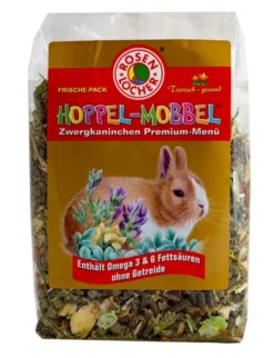 Rosenlöcher Zwergkaninchenfutter Premium Menü 500g