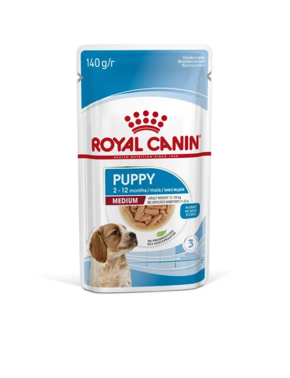 ROYAL CANIN Medium Puppy Gravy 140g