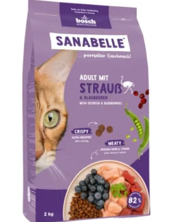 Sanabelle Adult Strauß & Blaubeeren 2kg