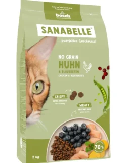 Sanabelle No Grain Huhn & Blaubeeren 2kg