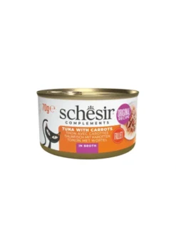Schesir Complements in Brühe Thunfisch & Karotte 70g