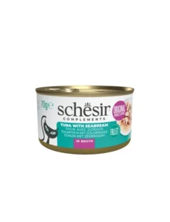 Schesir Complements in Brühe Thunfisch & Goldbrasse 70g