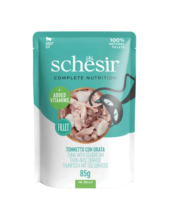 Schesir Complete Nutrition in Jelly Thunfisch + Goldbrasse 85g