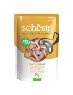Schesir Complete Nutrition in Jelly Thunfisch + Huhn 85g