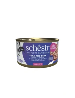 Schesir Complete Nutrition in Brühe Thunfisch & Rind 85g