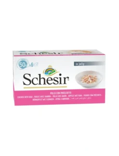 Schesir in Jelly Multipack Hühnerfilet & Schinken 300g