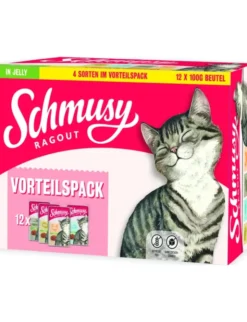 SCHMUSY Ragout in Jelly Huhn, Pute, Thunfisch, Kaninchen 1,2kg