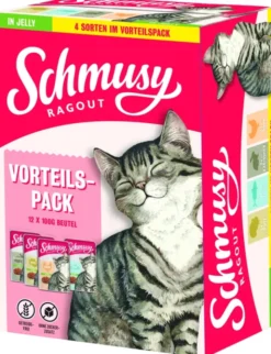 SCHMUSY Ragout in Jelly Huhn, Pute, Thunfisch, Kaninchen 1,2kg