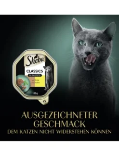 Sheba CLASSICS in Pastete mit Ente und Huhn 85g