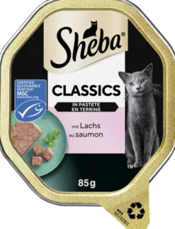 Sheba CLASSICS in Pastete mit Lachs 85g