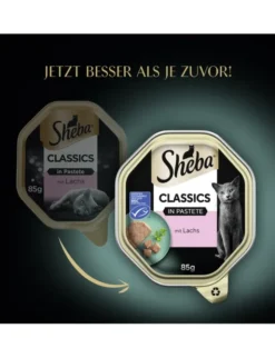 Sheba CLASSICS in Pastete mit Lachs 85g