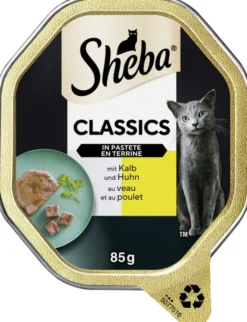 Sheba CLASSICS in Pastete mit Kalb und Huhn 85g