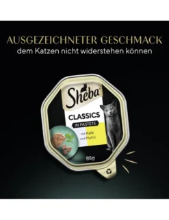 Sheba CLASSICS in Pastete mit Kalb und Huhn 85g
