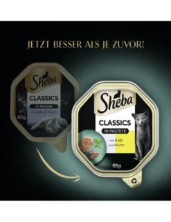 Sheba CLASSICS in Pastete mit Kalb und Huhn 85g