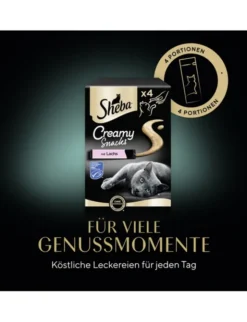 Sheba Creamy Snacks mit Lachs 48g