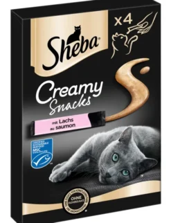 Sheba Creamy Snacks mit Lachs 48g
