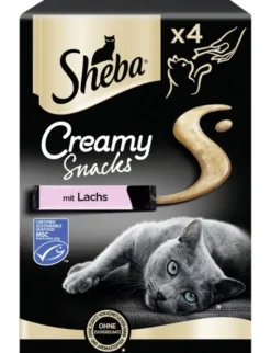 Sheba Creamy Snacks mit Lachs 48g