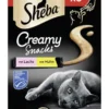 Sheba Creamy Snacks mit Lachs, mit Huhn 108g
