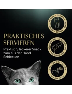 Sheba Creamy Snacks mit Lachs, mit Huhn 108g