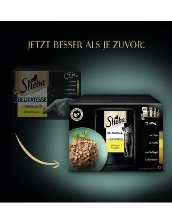 Sheba Delikatesse in Gelee Geflügel Variation 1kg
