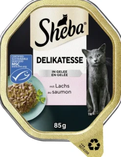Sheba Delikatesse in Gelee mit Lachs 85g