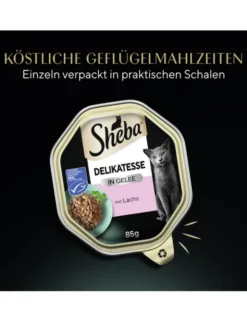 Sheba Delikatesse in Gelee mit Lachs 85g