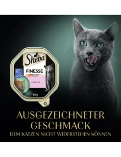 Sheba Finesse Feine Pastete mit Lachs 85g