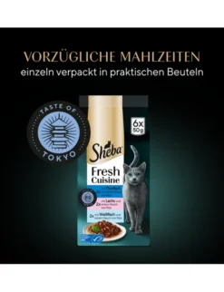 Sheba Fresh Cuisine mit Thunfisch, mit Lachs, mit Weißfisch 300g