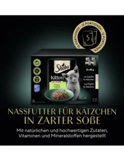 Sheba Kitten Feine Vielfalt in Sauce mit Lachs, mit Huhn 1kg