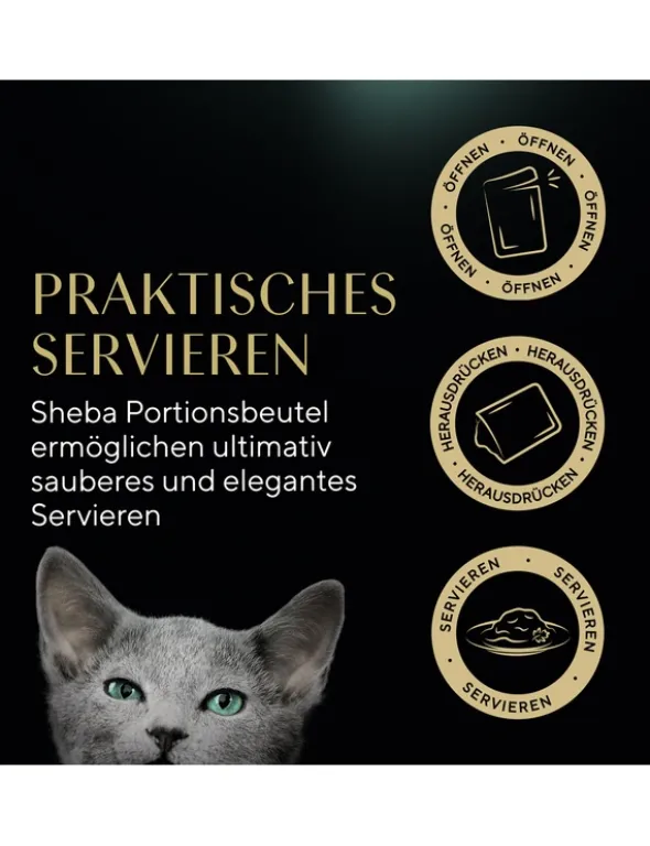 Sheba Kitten in Sauce mit Huhn 85g