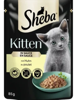 Sheba Kitten in Sauce mit Huhn 85g