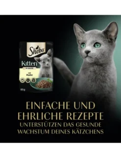 Sheba Kitten in Sauce mit Huhn 85g