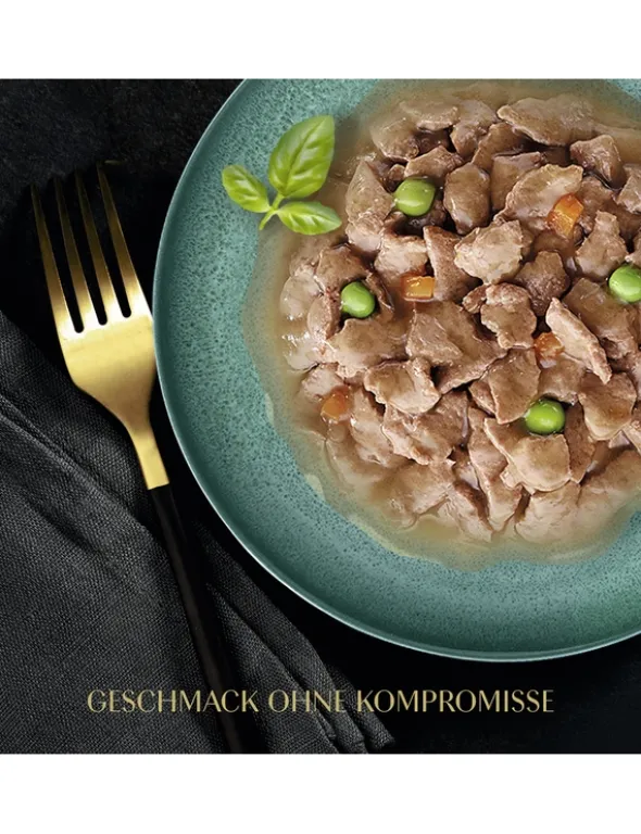 Sheba Nature's Collection in Sauce mit Lachs garniert mit Erbsen 85g