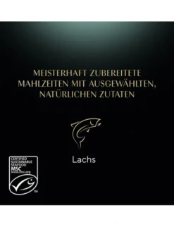 Sheba Nature's Collection in Sauce mit Lachs garniert mit Erbsen 85g