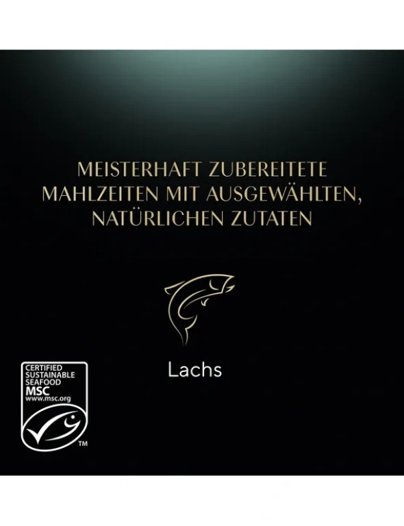 Sheba Nature's Collection in Sauce mit Lachs garniert mit Erbsen 85g