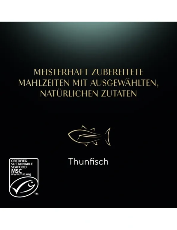 Sheba Nature's Collection in Sauce mit Thunfisch und Leinöl garniert mit Karotten und Erbsen 85g
