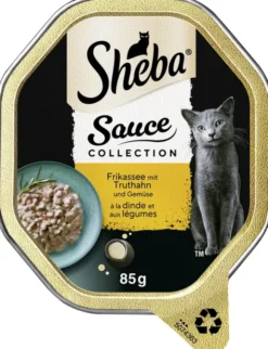 Sheba Sauce Collection Frikassee mit Truthahn und Gemüse 85g