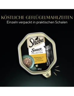 Sheba Sauce Collection Frikassee mit Truthahn und Gemüse 85g