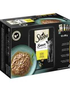 Sheba Sauce Collection Geflügel Variation mit Ente, mit Huhn, mit Geflügel, mit Truthahn 1kg